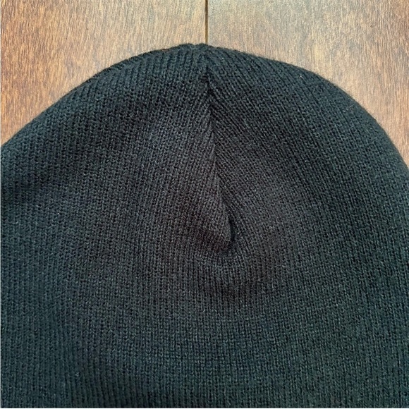 Jeffree Star Kawaii Black Knit Beanie with Pink Embroidery, NWOT - Picture 5 of 8